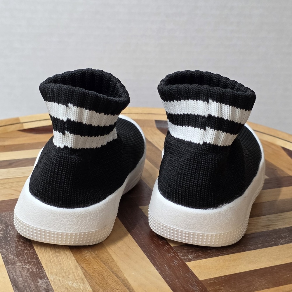 Engtoy Baby Shoe Sock Non-Slip Breathable 5 Months Infant Black Excellent - Picture 3 of 12